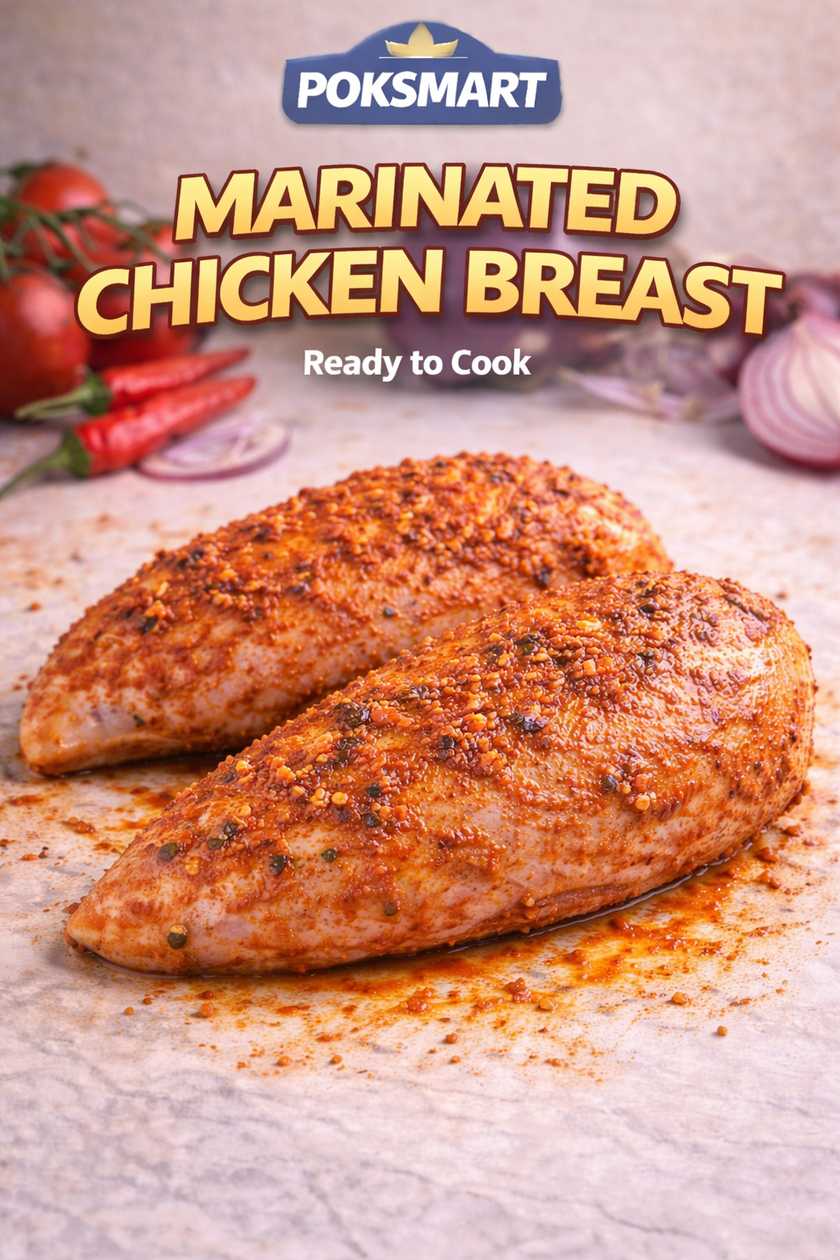 Chicken Breast (Marinated & Ready to Cook)