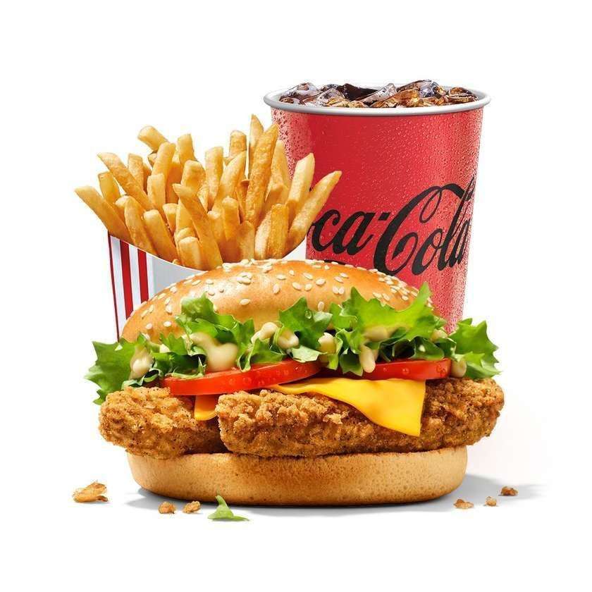 Veggie Deluxe Burger Menu