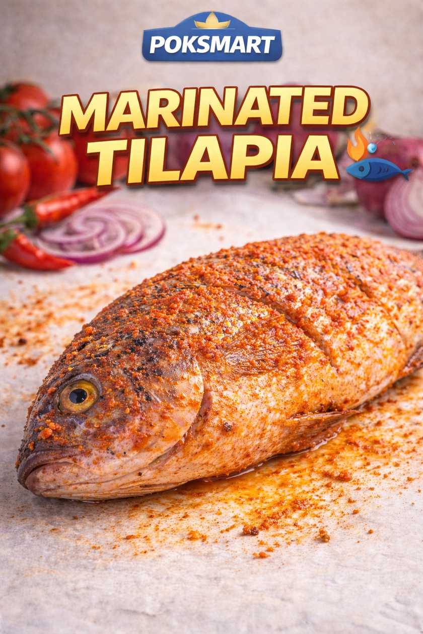 Marinated Fish 🐟🔥(Tilapia)