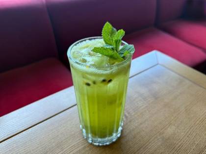 Passion Fruit and Cucumber Lemonade
