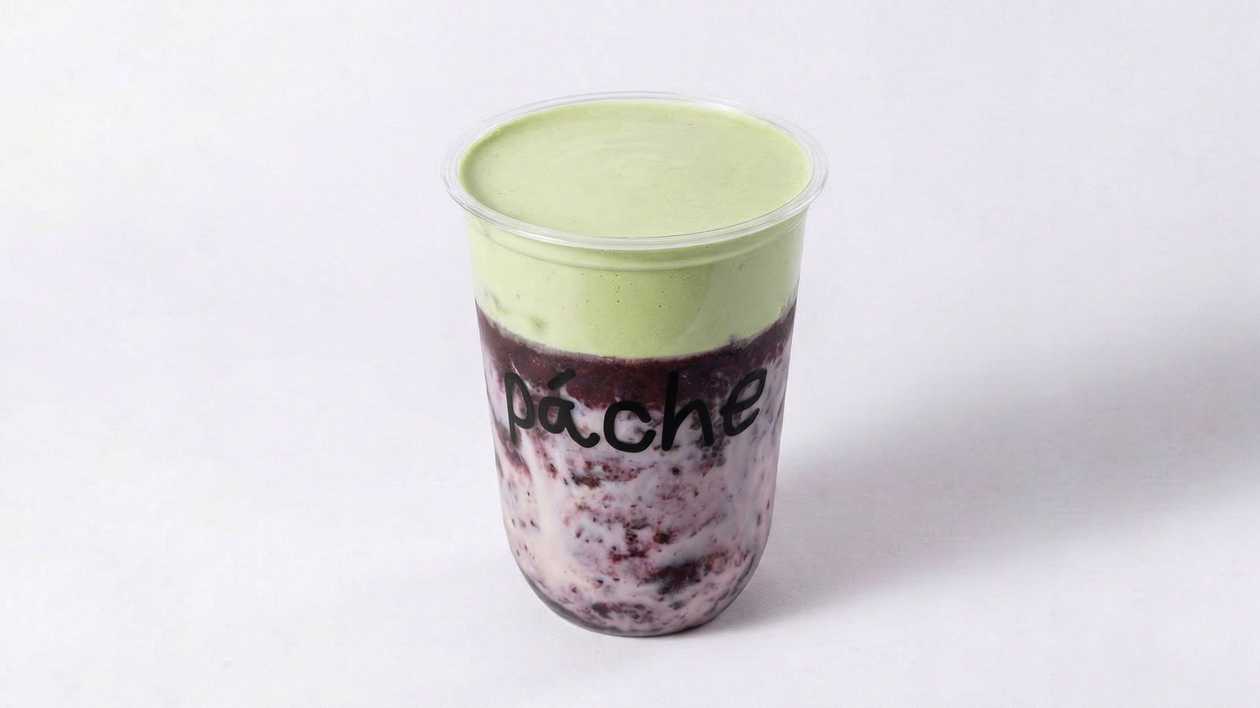 Matcha Cloud with Black Currant