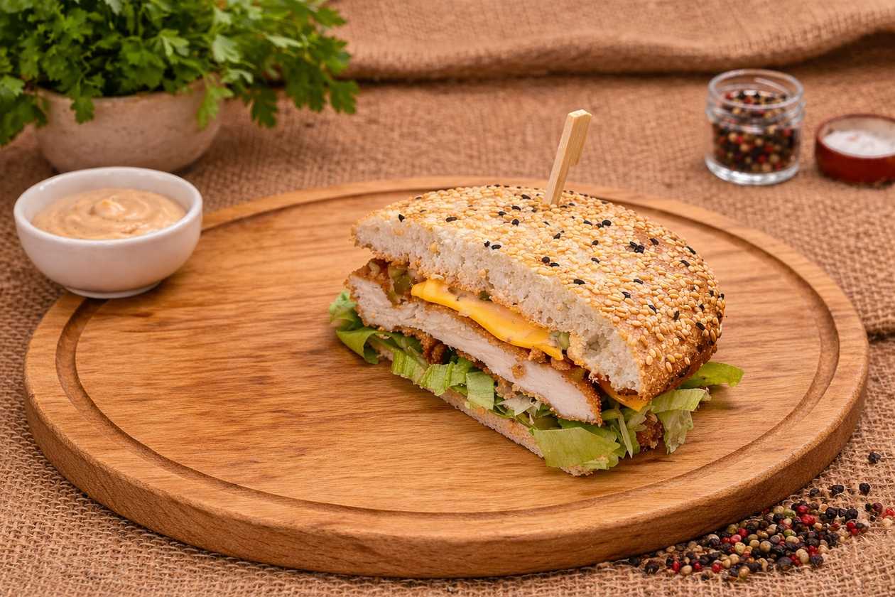 Sandviș cu pui pane (210 gr)