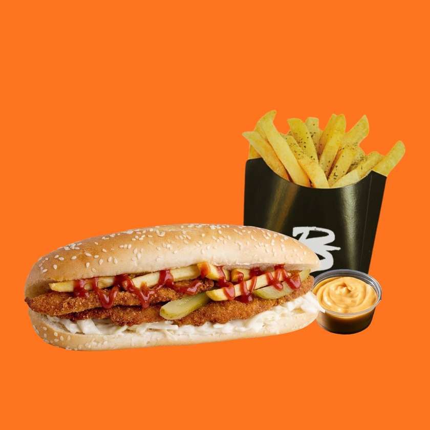 Menu B Schnitzel