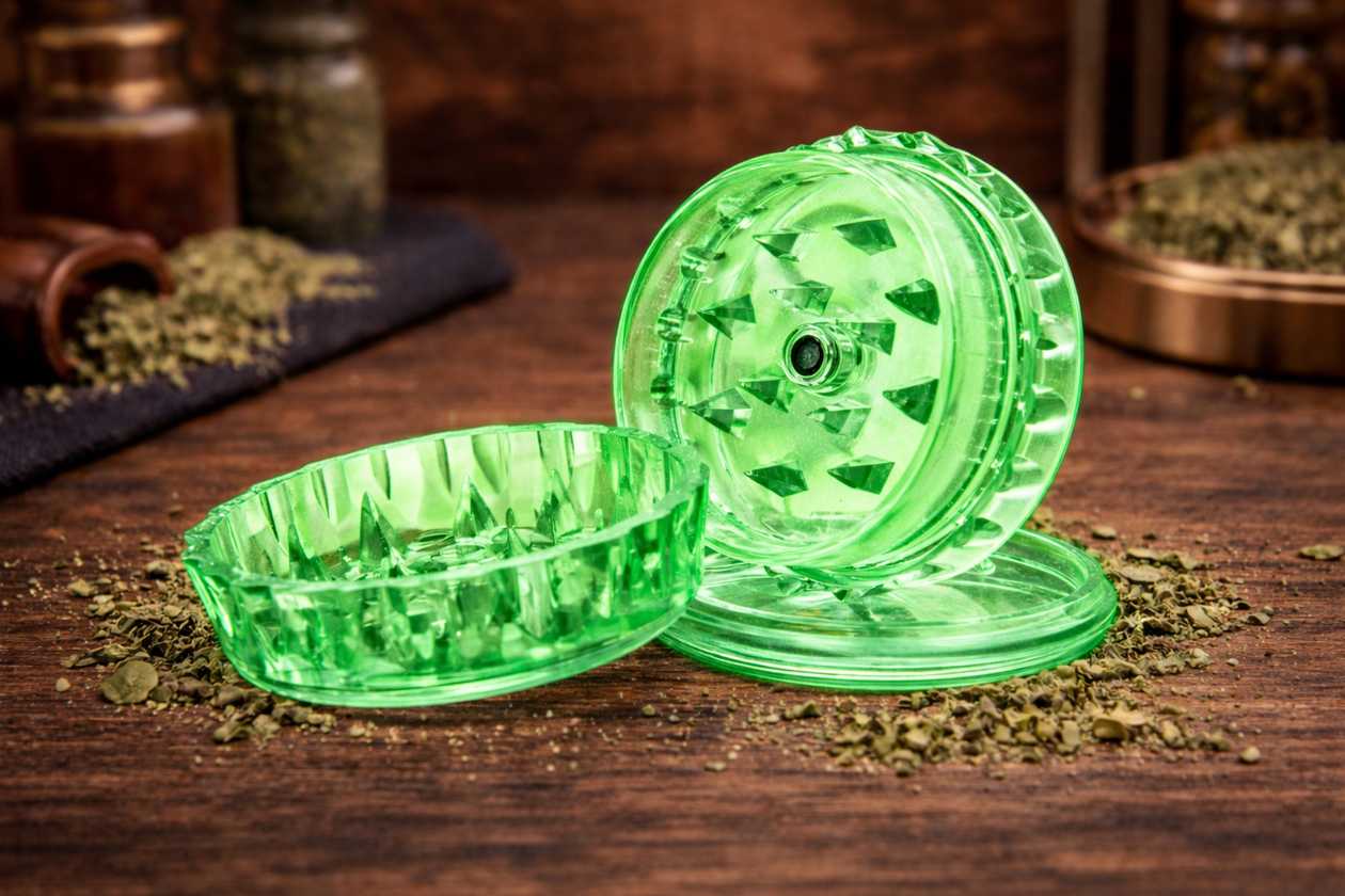 Mini Grinder (Tütün Xırdalayıcı) - Yaşıl