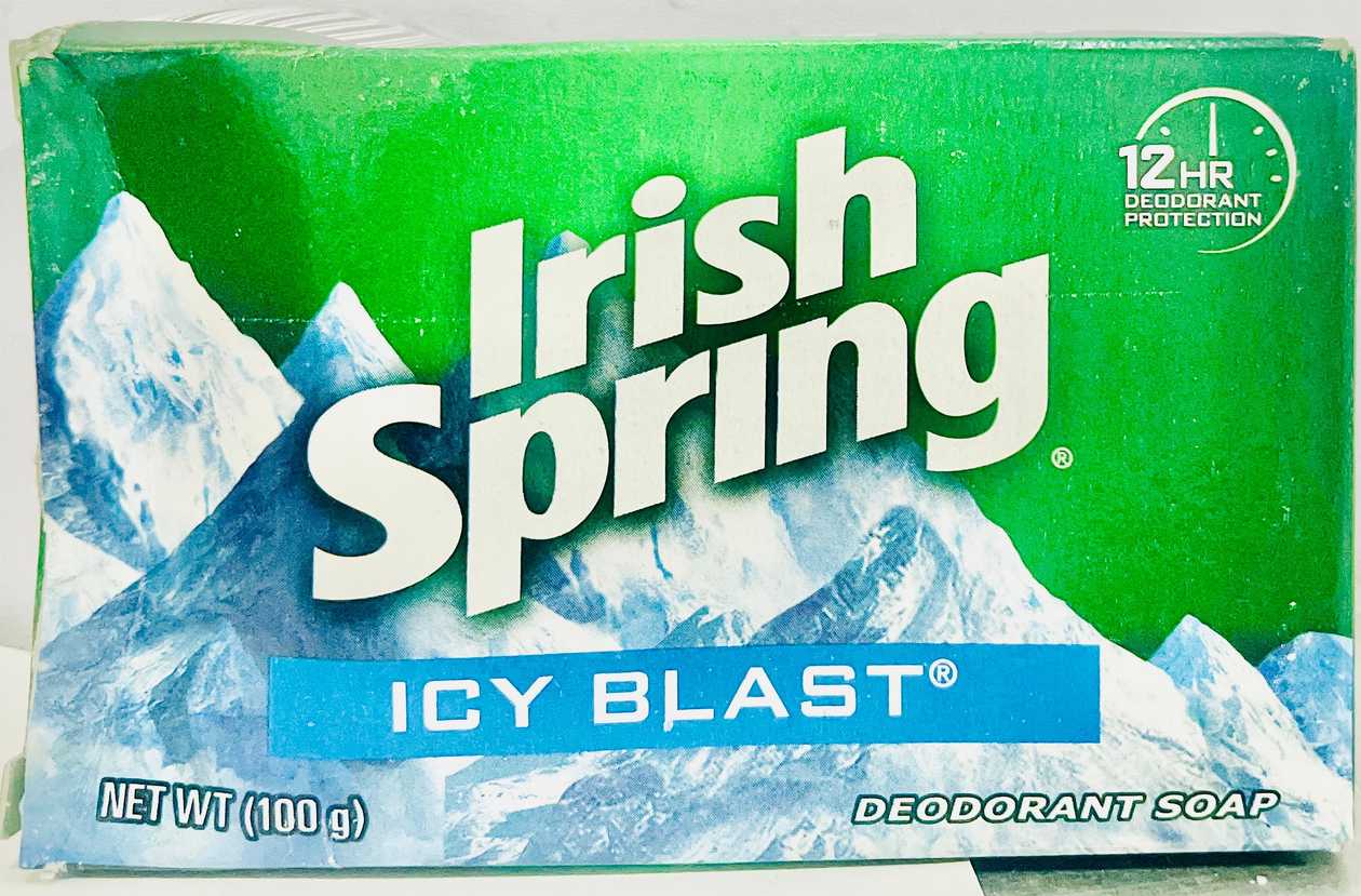 Irish Spring Icy Blast Deodorant Soap.