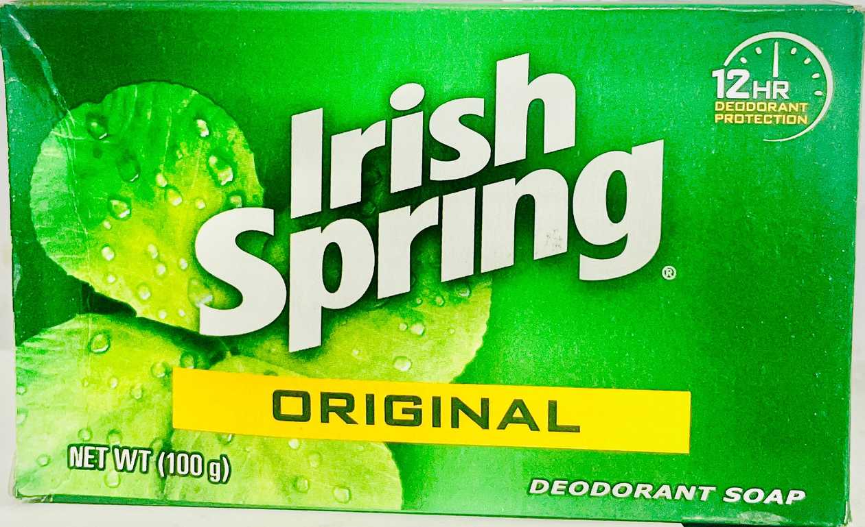 Irish Spring Original Deodorant Soap.