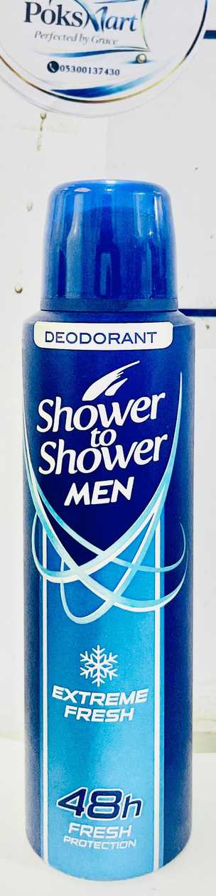 Shower to Shower Men Extreme Fresh Deodorant.