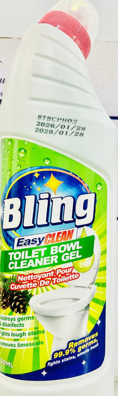 BLING EASY CLEAN TOILET BOWL CLEANER GEL