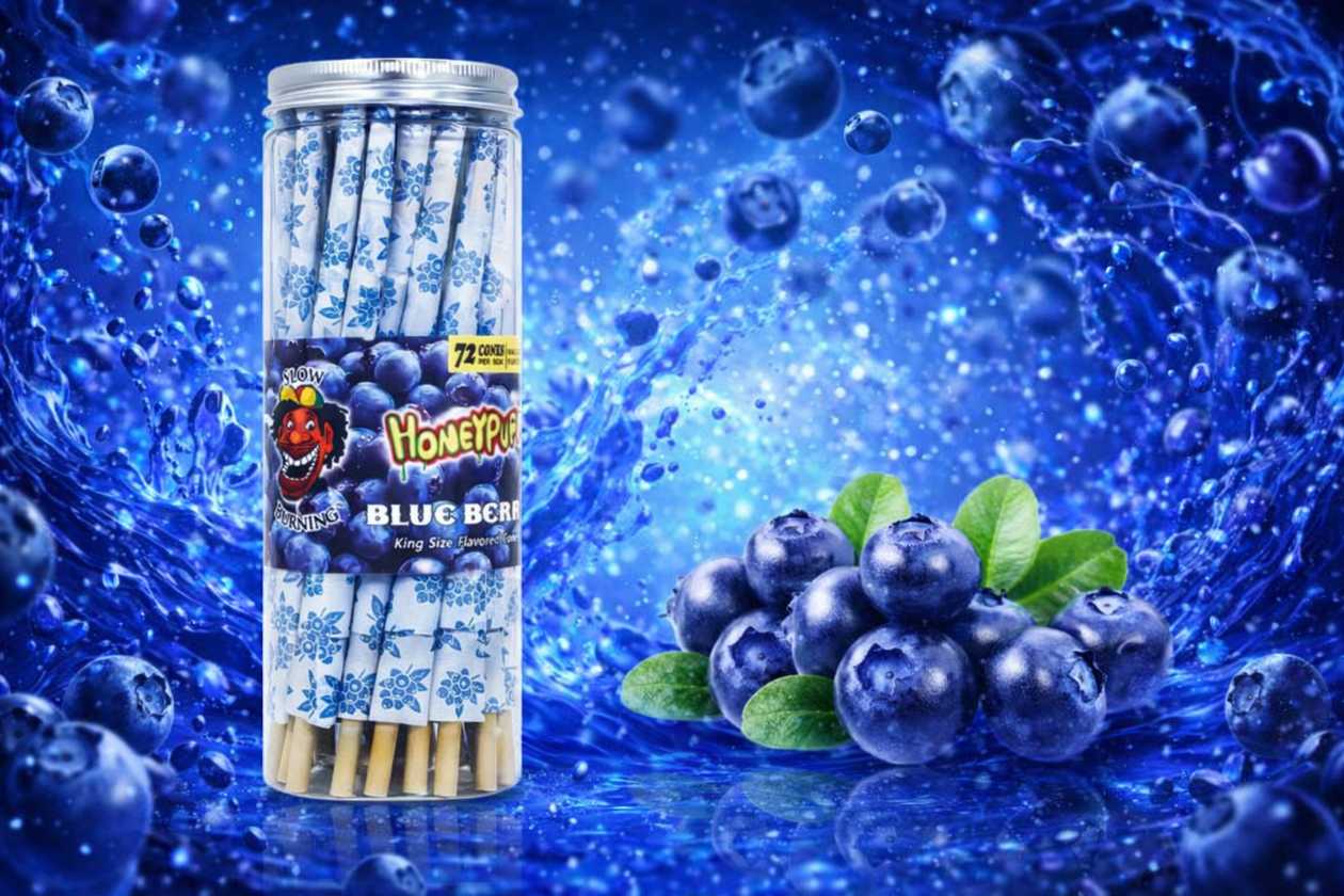 Honeypuff Cones Bluberry (Qaragilə)- 1 ədəd
