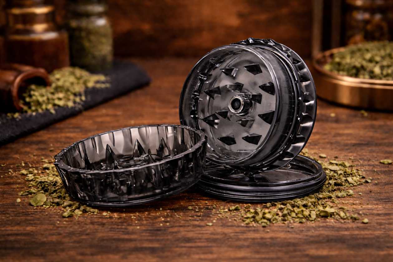 Mini Grinder (Tütün Xırdalayıcı) - Qara