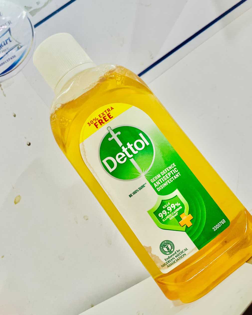 Dettol Antiseptic Disinfectant.