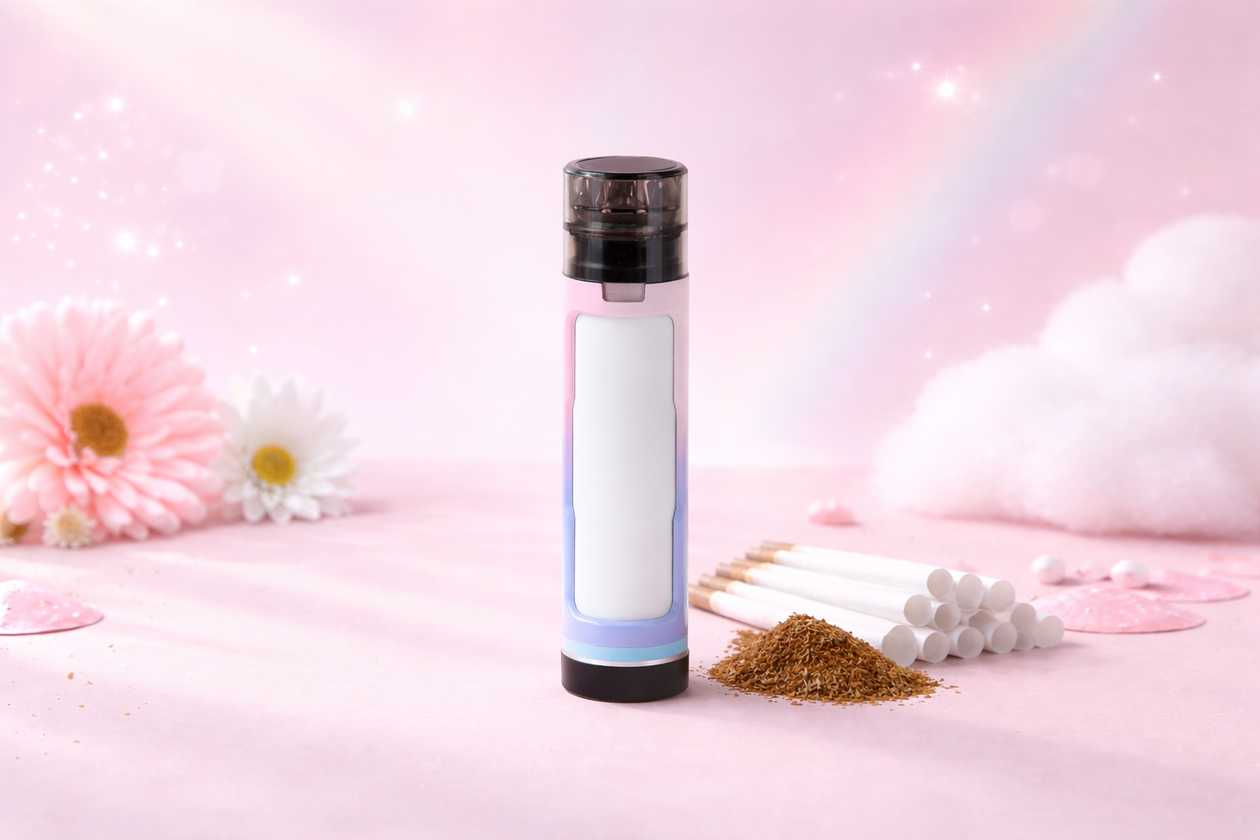 Multi-Function Rolling Device (Storage + Grinder + Funnel) - Blue+Pink