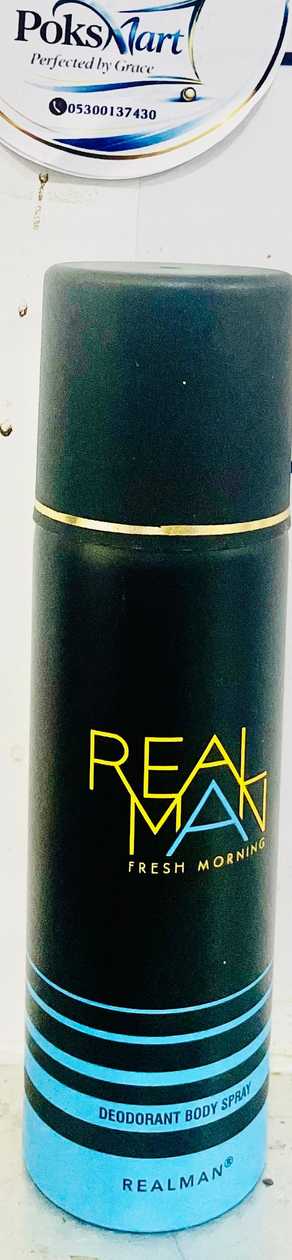 Real Man Fresh Morning Deodorant Body Spray.
