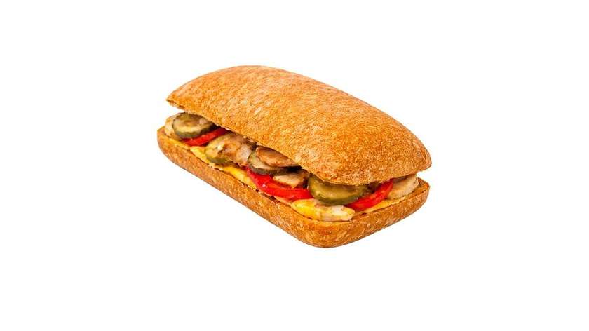 Ciabatta with Creamy Chicken