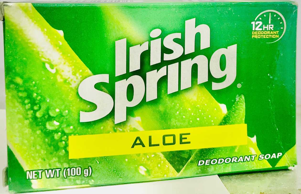 Irish Spring Aloe Deodorant Soap.