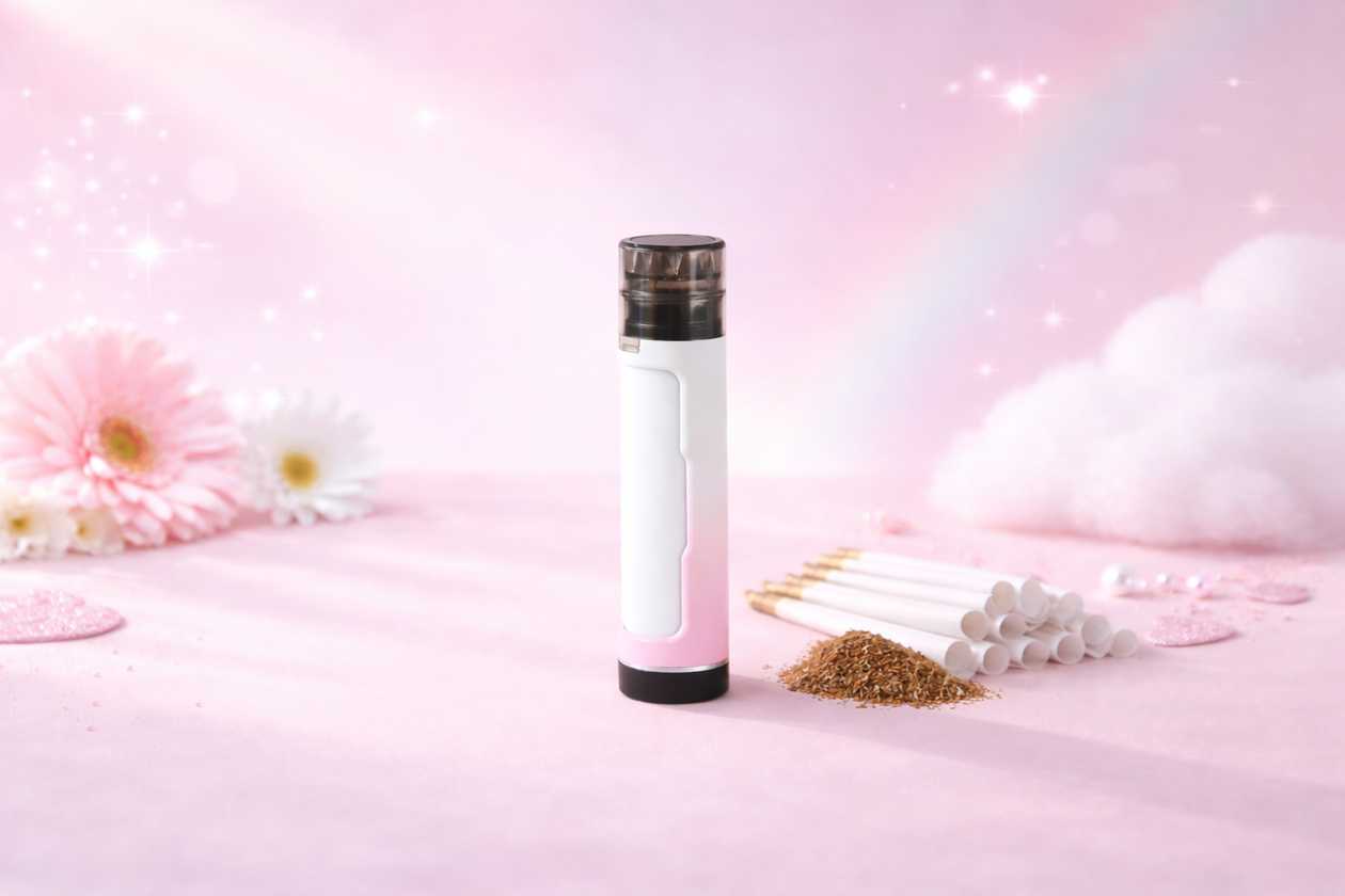 Multi-Function Rolling Device (Storage + Grinder + Funnel) - Pink+White