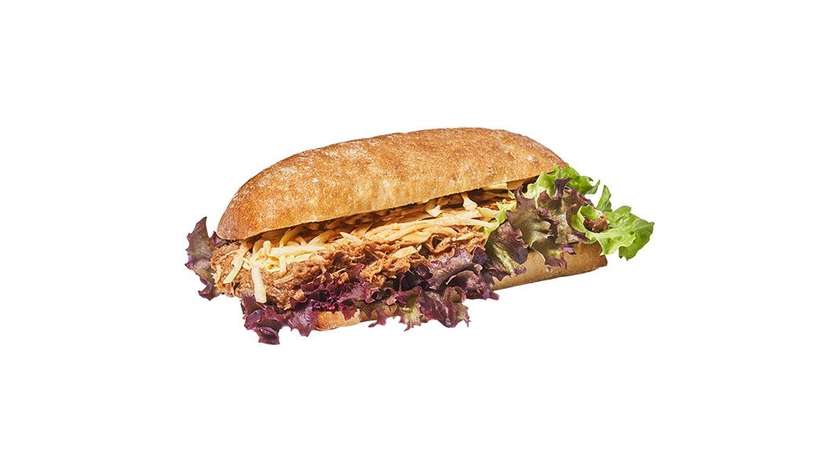 Ciabatta with Pulled Pork and Coleslaw