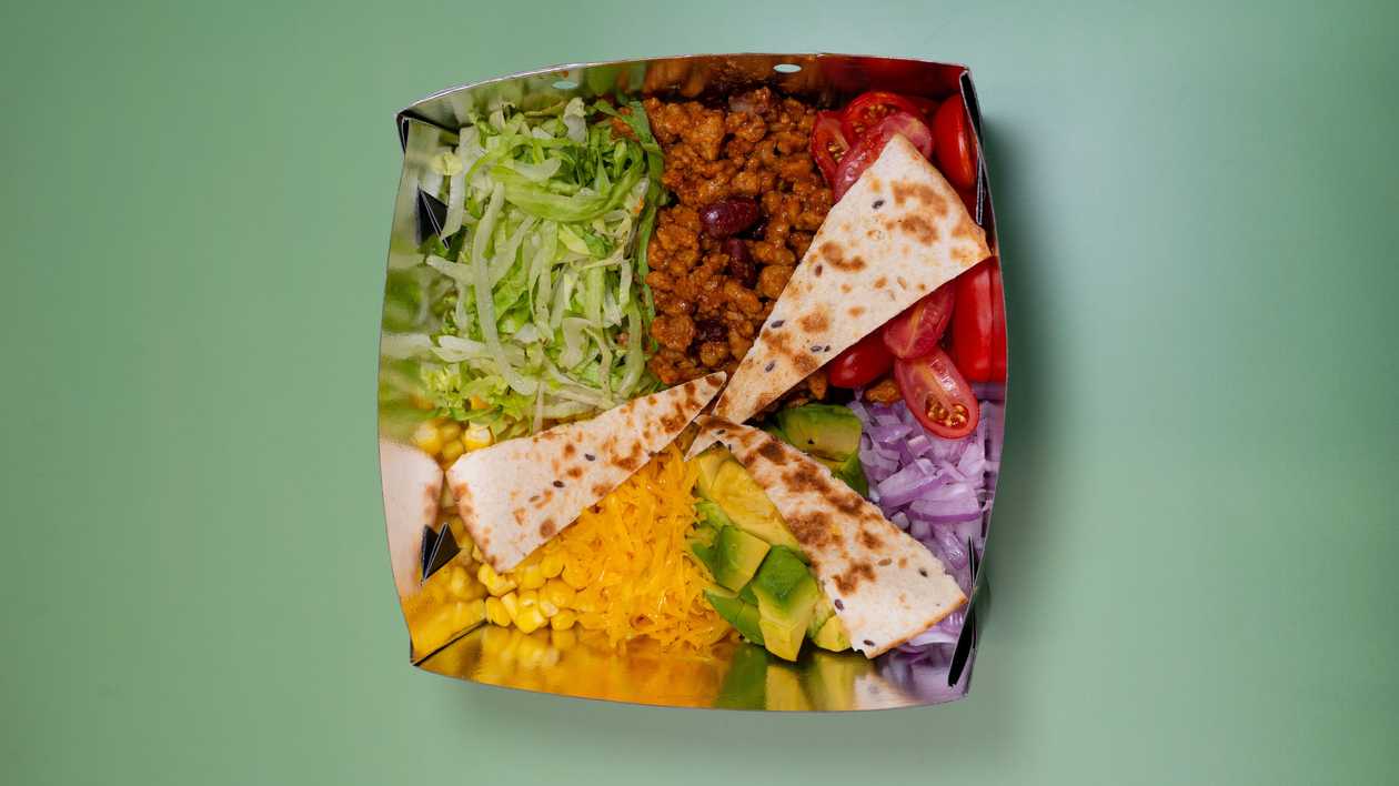 Vegetarian Mexican Salad  (Spicy) - High In Protein
