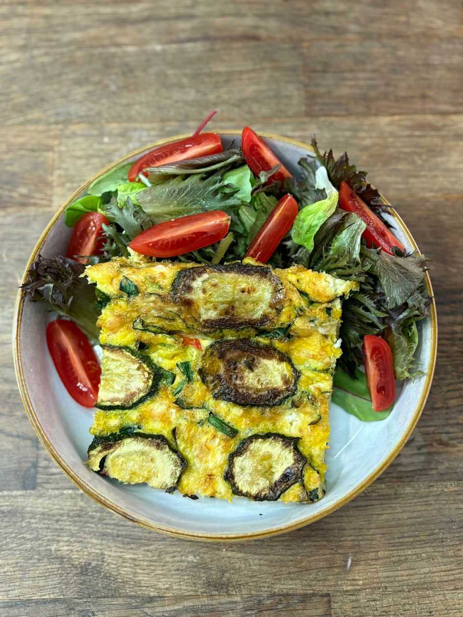 Oven-baked omelette