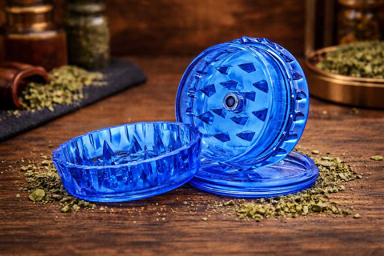 Mini Grinder (Tütün Xırdalayıcı) - Göy
