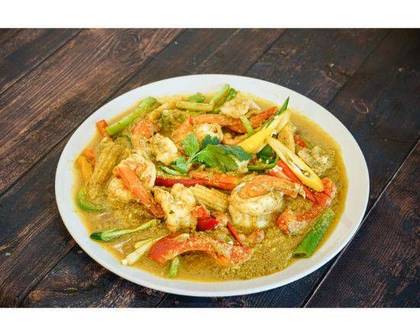 27. Kung-Pad-Phong-Ka-Ree กุ้งผัดผงกระหรี่