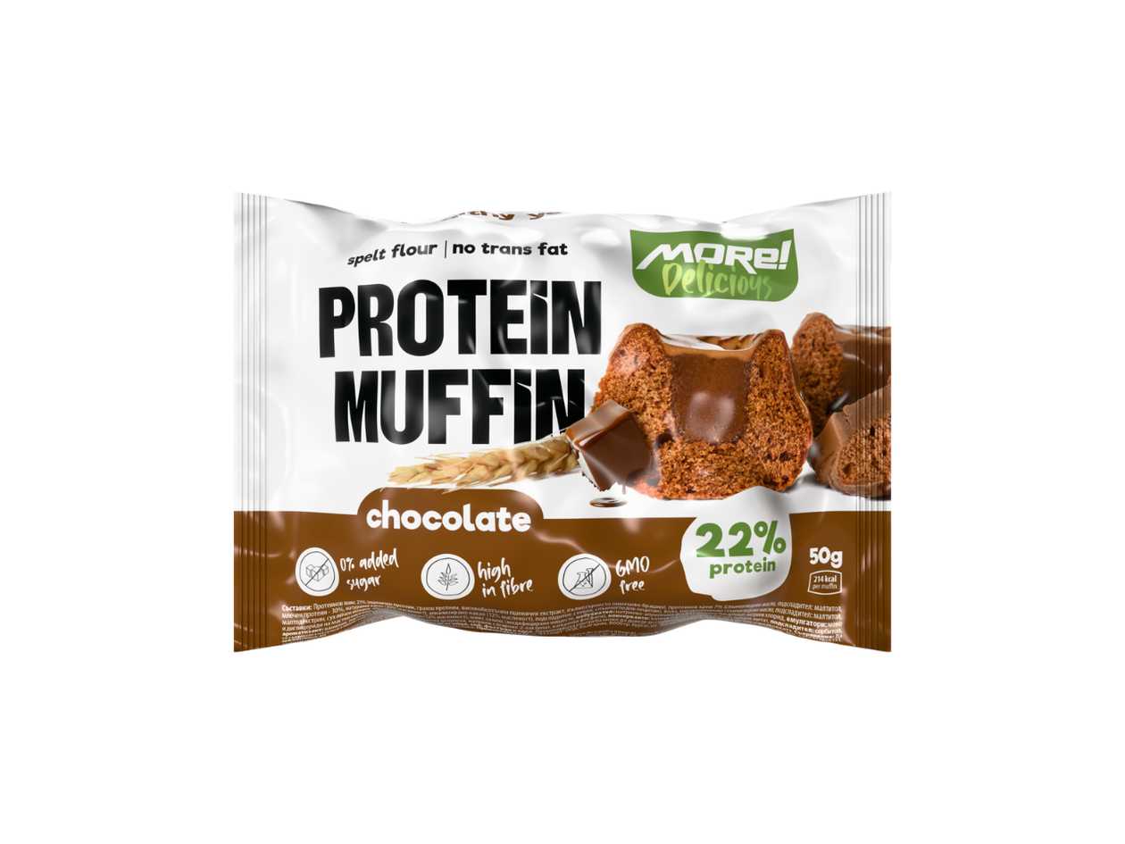 Protein Muffin Chocolate - Sugar-Free Protein Muffin
