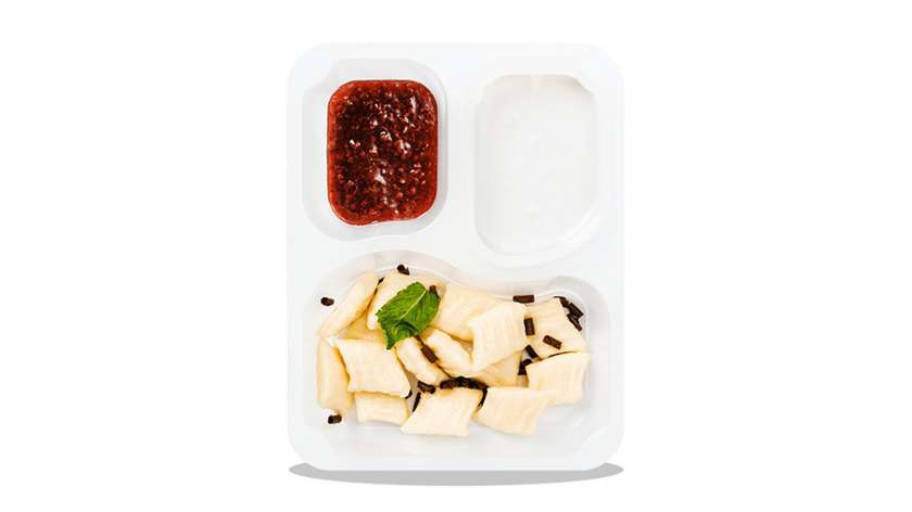 Lazy Dumplings with Raspberry Jam