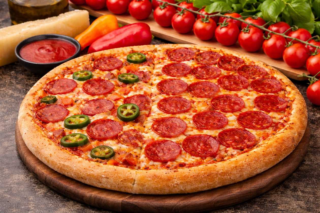 ⭐️ XL Pizza in Two Halves