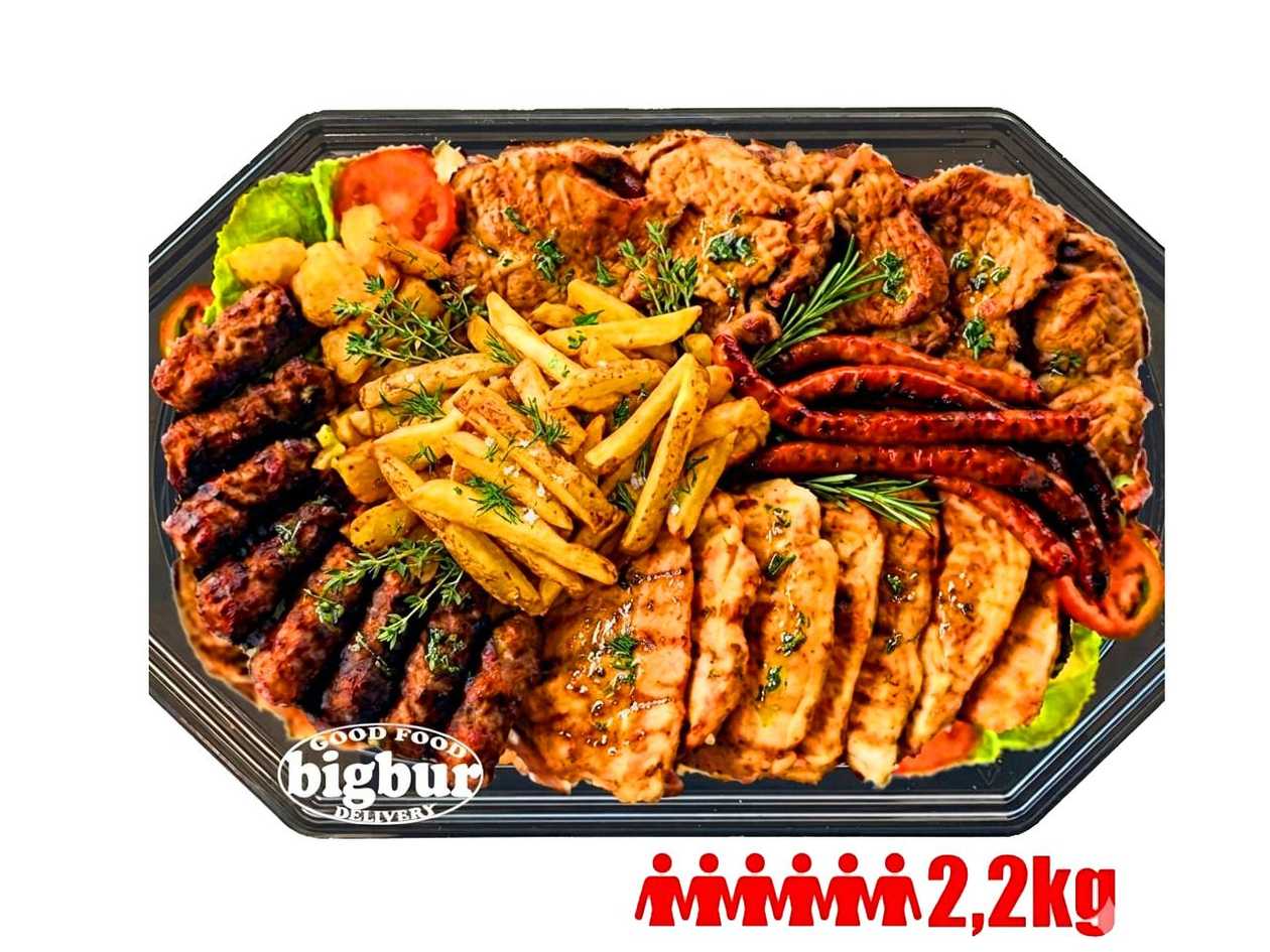 Platou mix Grill 6 pers. 2,2kg