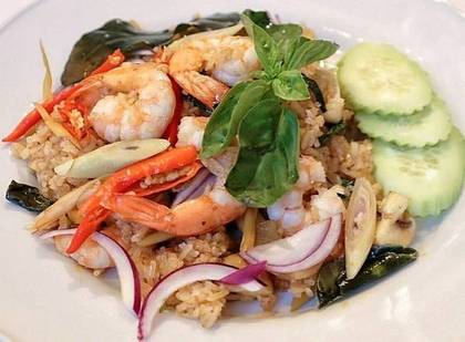 F1. Khao Pad Tom Yam Kung  ข้าวผัดต้มยำกุ้ง