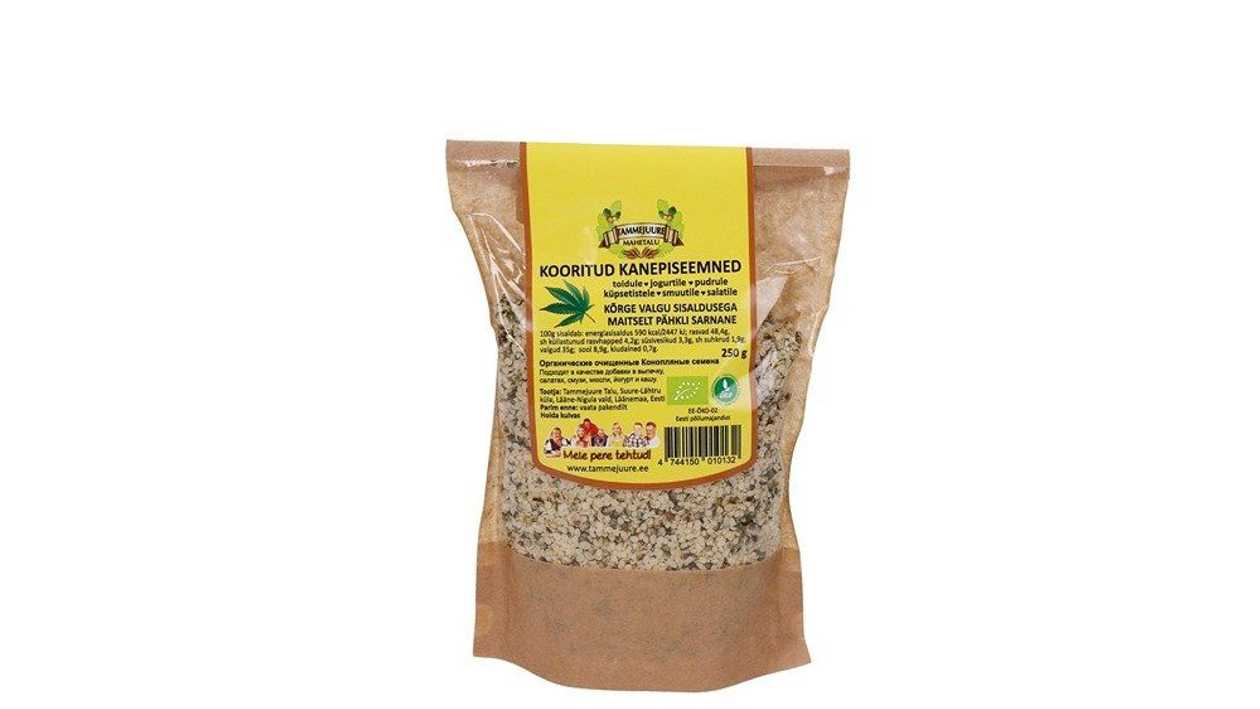 Kanepiseemned, kooritud, 250 g