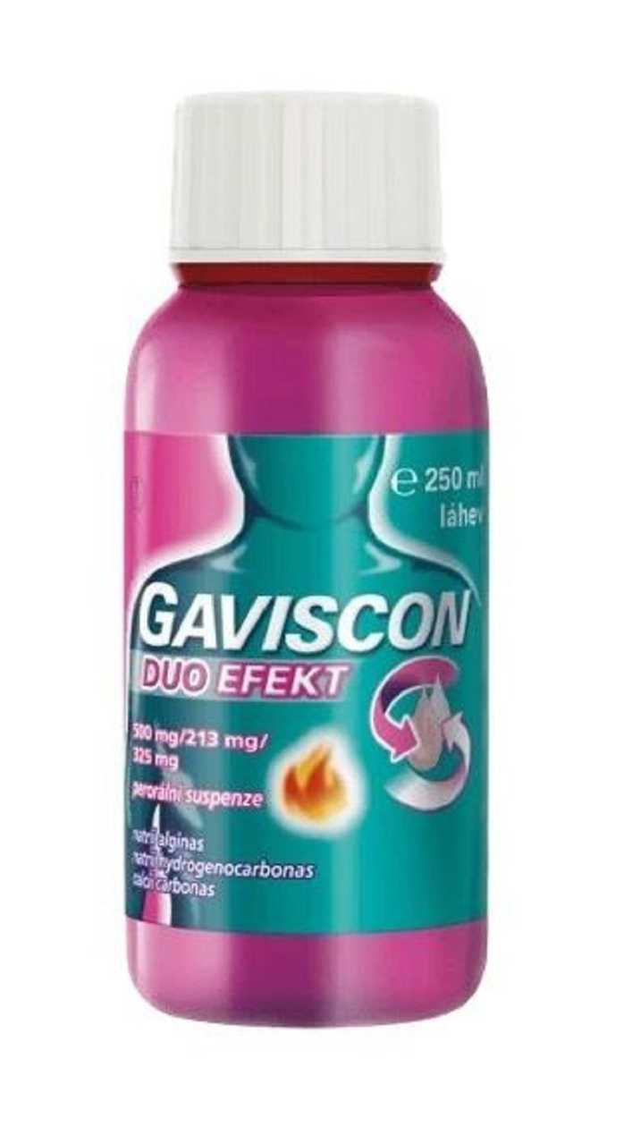 GAVISCON DUO EFFECT 500MG/213MG/325MG ORAL SUSPENSION 1X250ML VI