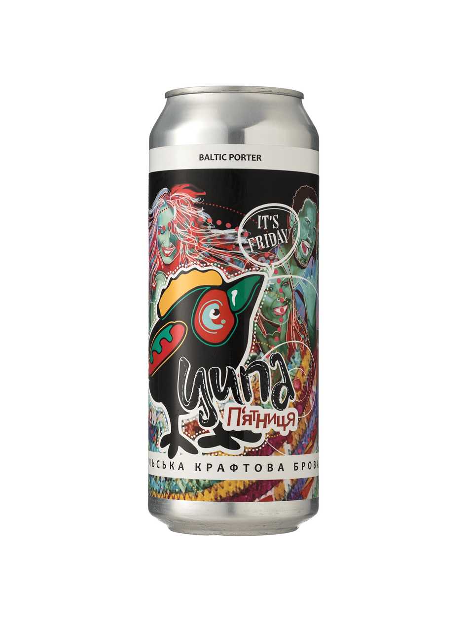 Пиво Ципа Пʼятниця: Baltic Porter (Балтійський Портер) - 0,5л