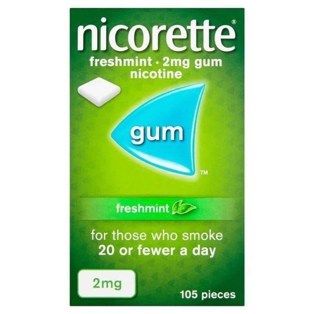 Nicorette Freshmint Gum 2mg