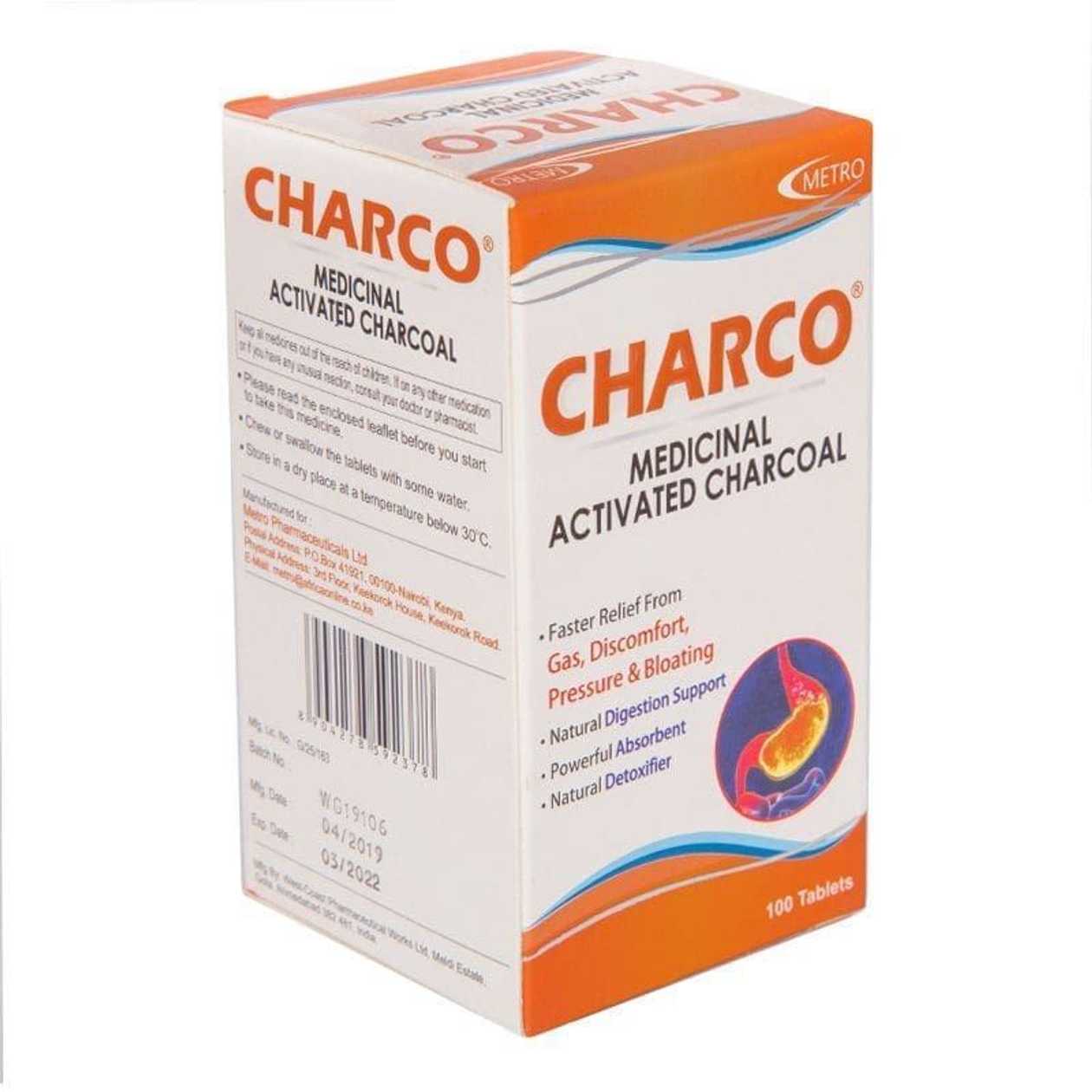 Charcoal Tabs Activated 100s(Local)
