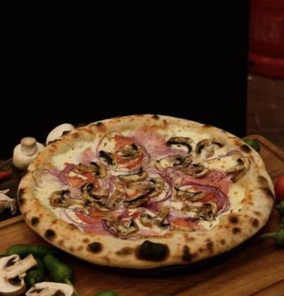 Pizza Panna e Prosciutto Cotto