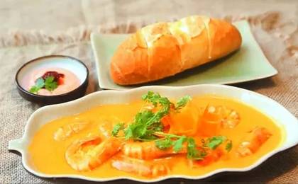 Creveți în sos de unt cu usturoi 400g / Tôm sốt bơ tỏi 400g