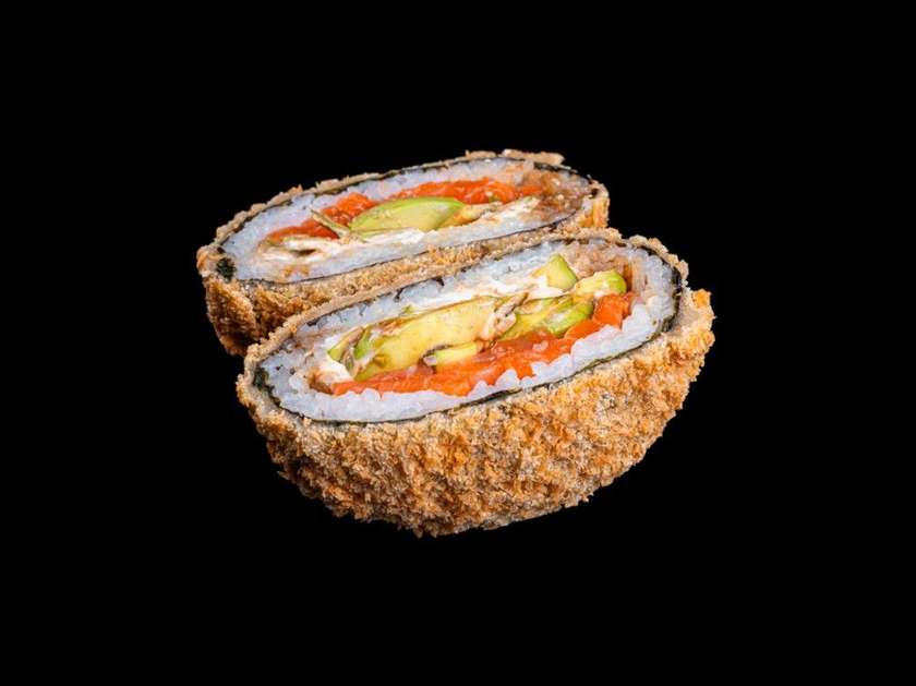 Salmon Sushi Burger