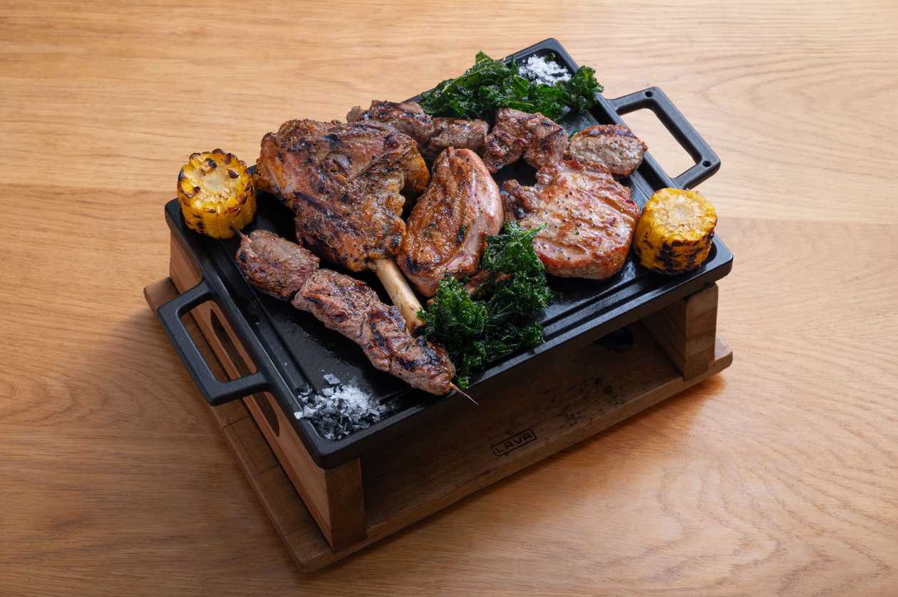 Grillitud lihavalik kahele