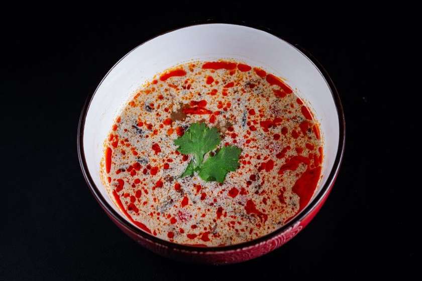 TOM YUM WITH CHICKEN