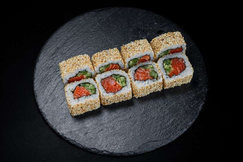 California Roll with Sesame