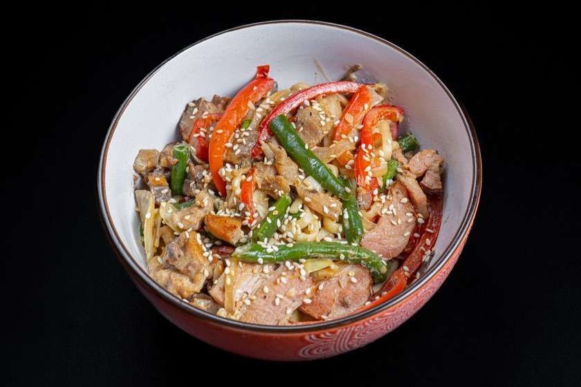 Udon in Cream Sauce