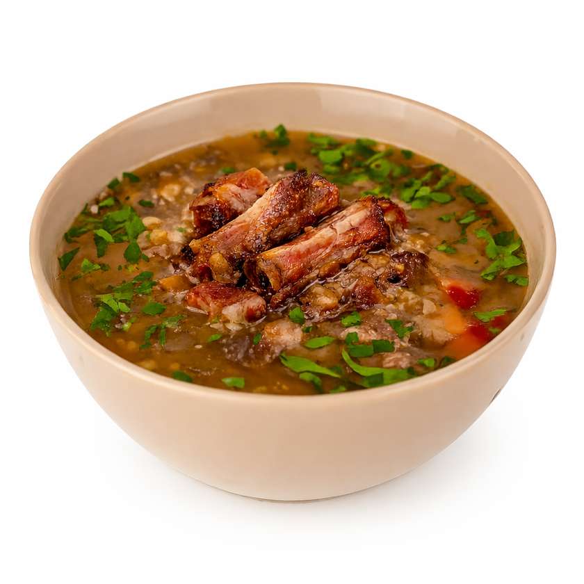 Ciorba cu afumatura