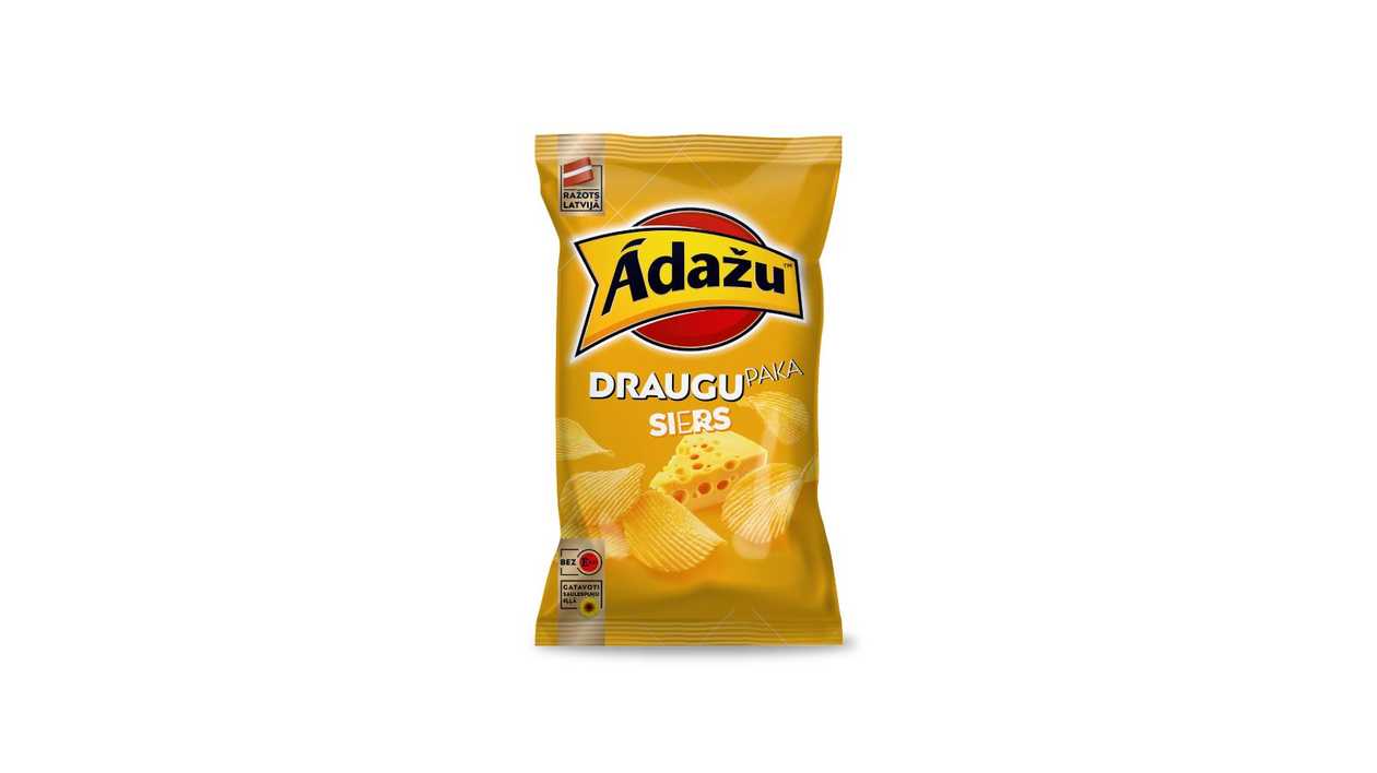 Ādaži Cheese Potato Chips 180g
