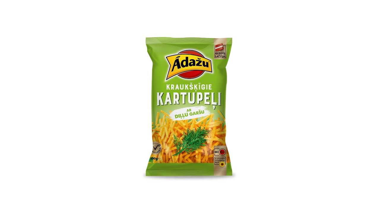 Ādaži potato straws with dill 100g