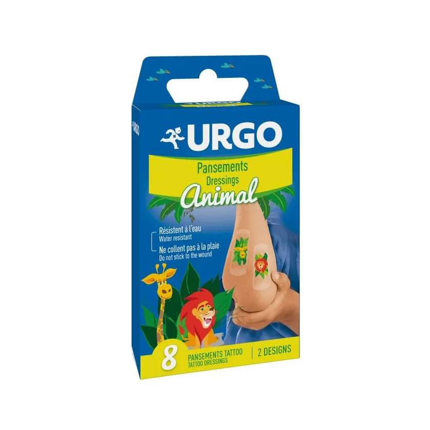 URGO Tattoo Animal Kids Plasters N8
