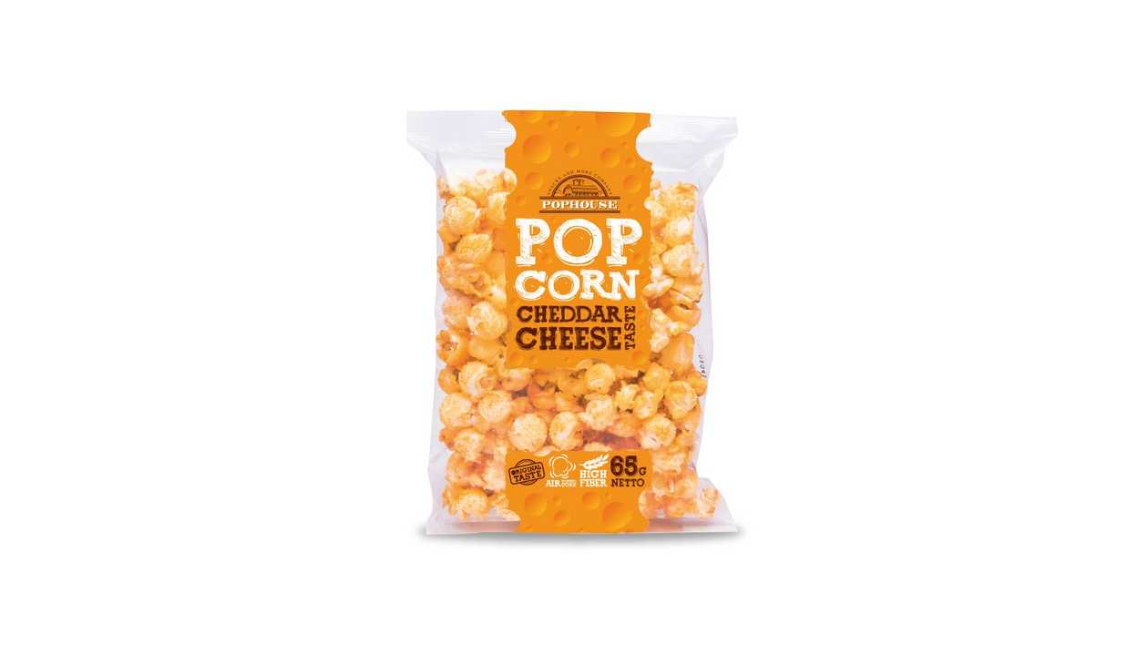 Pophouse Cheddar Cheese Popcorn 65g