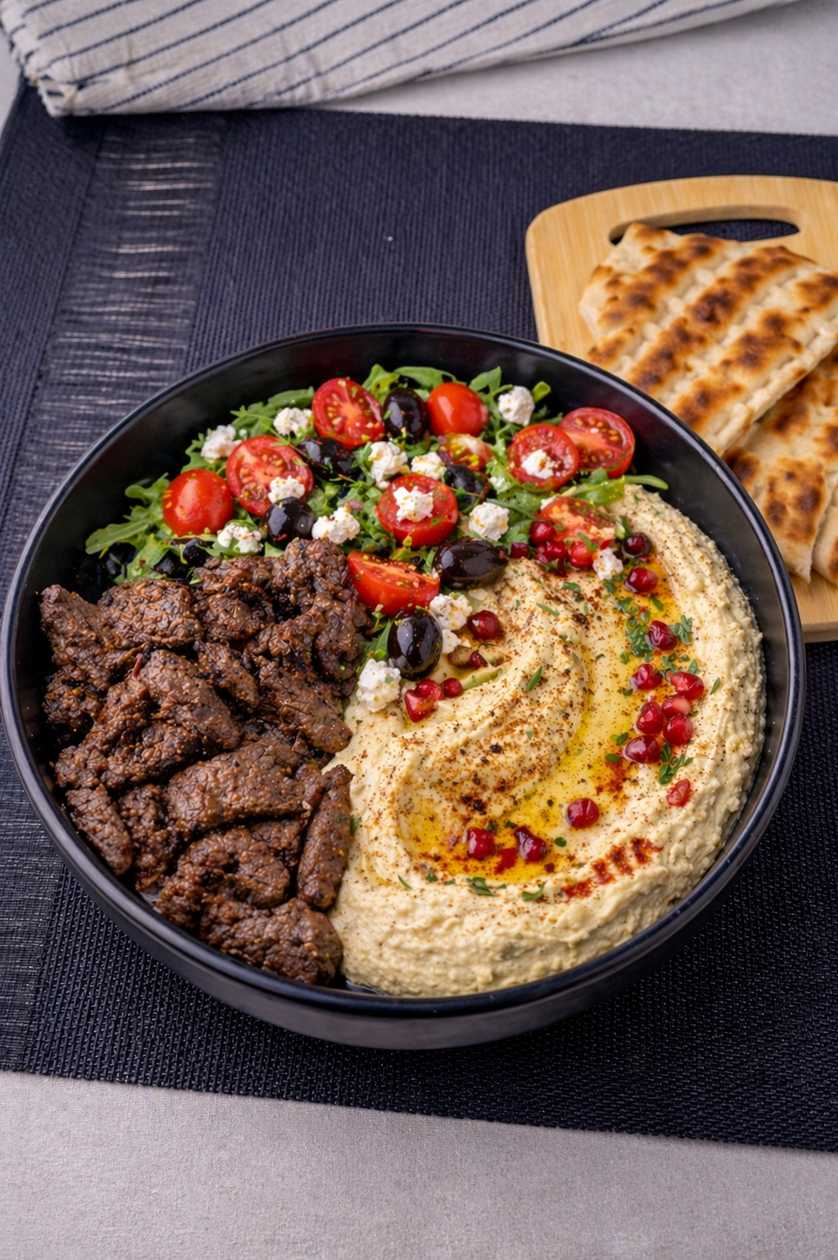 Hummus with Beef