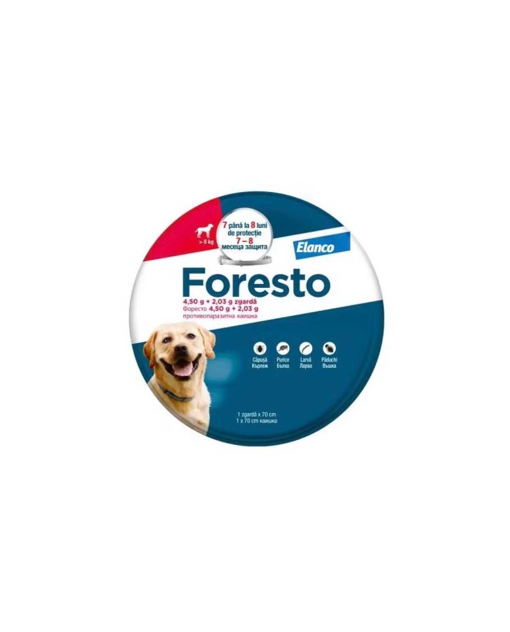 Foresto Large Flea and Tick Collar (over 8 kg) for Dogs