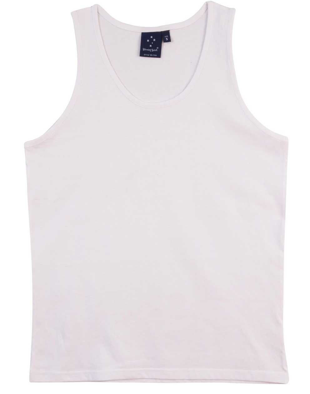 Classic Men’s White Singlet (Tank Top)